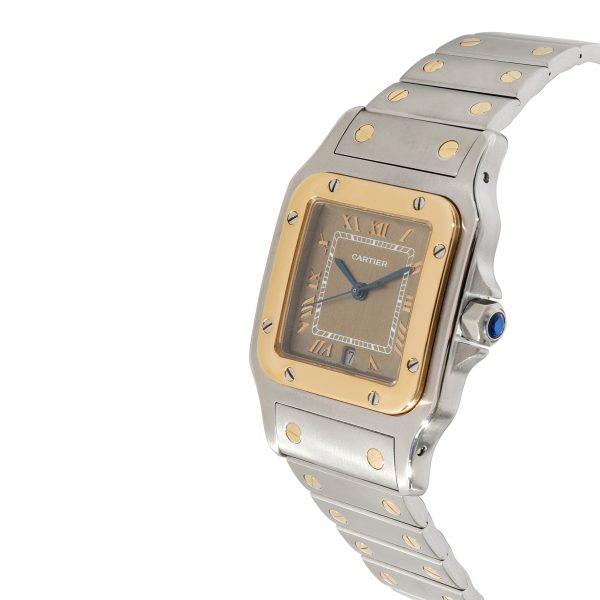 127791 lv Cartier Santos Galbee 1566 Unisex Watch in 18kt Stainless SteelYellow Gold