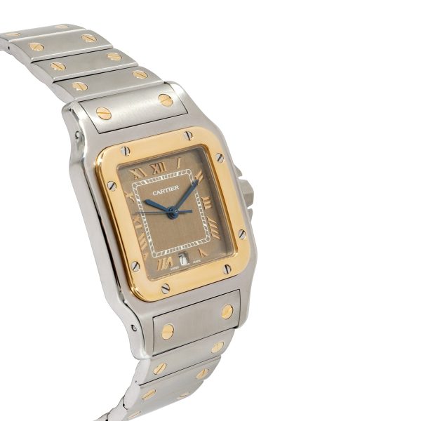 127791 rv Cartier Santos Galbee 1566 Unisex Watch in 18kt Stainless SteelYellow Gold