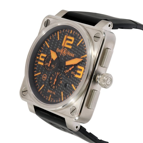 127942 lv Bell Ross Aviation BR01 94 TO Mens Watch in Titanium