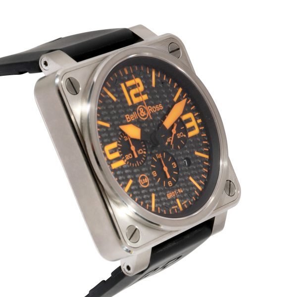 127942 rv Bell Ross Aviation BR01 94 TO Mens Watch in Titanium