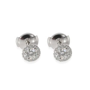 Tiffany Co Soleste Diamond Earrings in Platinum 054 CTW Chopard Mille Miglia GMT 168994 Mens Watch in Stainless Steel