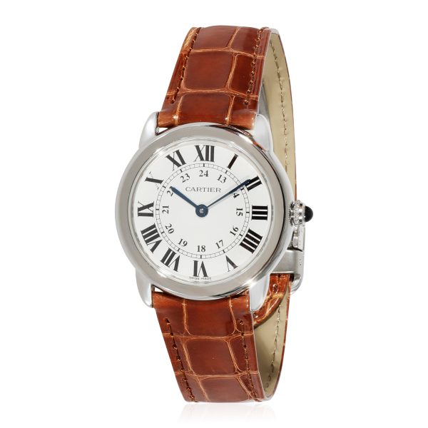 httpscdnshopifycomsfiles1067848306971products128024 fvjpgv=1701074184 Cartier Ronde Solo W670155 Womens Watch in Stainless Steel