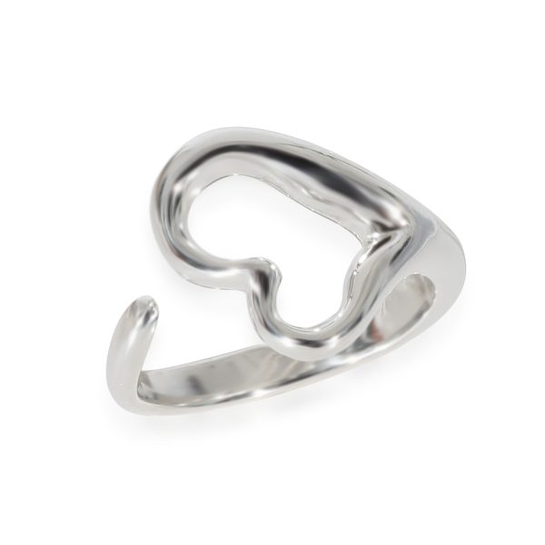 Tiffany Co Elsa Peretti Open Heart Ring in Sterling Silver Tiffany Co Elsa Peretti Open Heart Ring in Sterling Silver