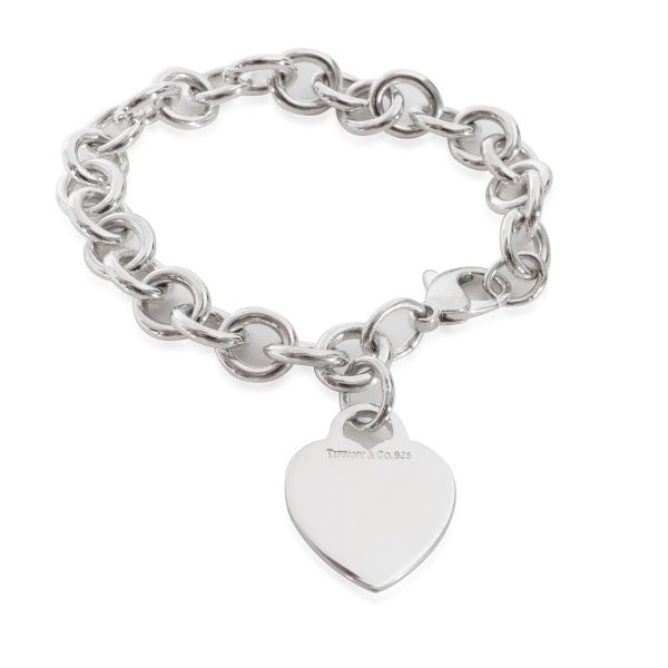 Tiffany Co Heart Tag Bracelet in Sterling Silver Tiffany Co Heart Tag Bracelet in Sterling Silver