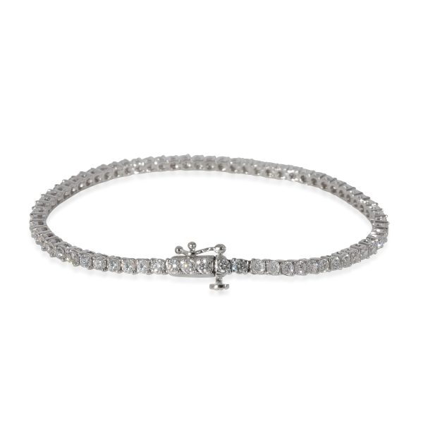 128133 bv James Allen Diamond Tennis Bracelet in 14k White Gold 3 CTW