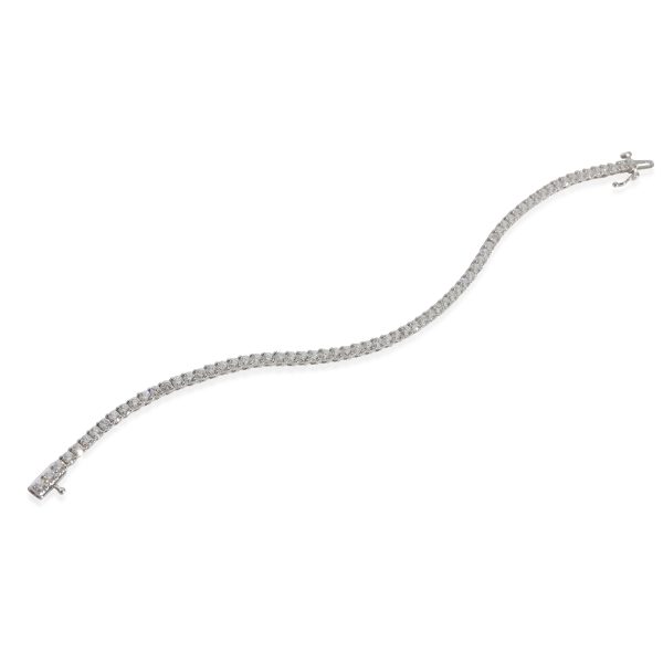 128133 clasp James Allen Diamond Tennis Bracelet in 14k White Gold 3 CTW