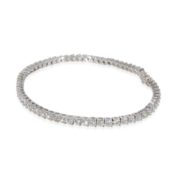 128133 sv James Allen Diamond Tennis Bracelet in 14k White Gold 3 CTW