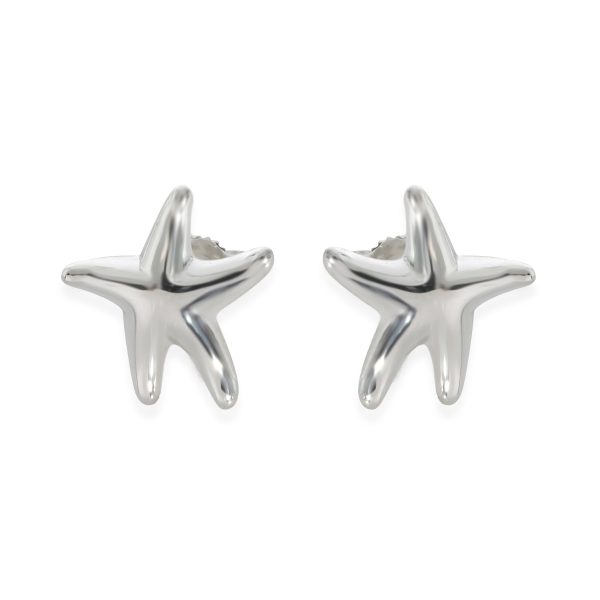 Tiffany Co Elsa Peretti Starfish Earrings in Sterling Silver Tiffany Co Elsa Peretti Starfish Earrings in Sterling Silver