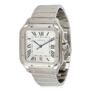 Cartier Santos de Cartier WSSA0018 Mens Watch in Stainless Steel Gucci Marrakech 2Way Chain Shoulder Bag