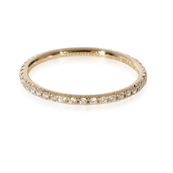 Rings Tiffany Co Diamond Metro Eternity Band in 18k Yellow Gold 02 CTW