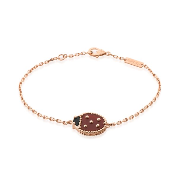 Van Cleef Arpels Lucky Spring Bracelet in 18k Rose Gold Van Cleef Arpels Lucky Spring Bracelet in 18k Rose Gold