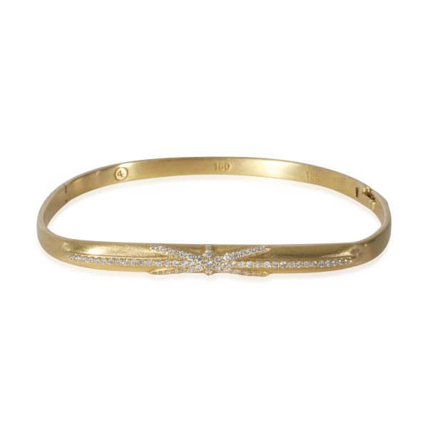 Dominique Cohen Northstar Diamond Bangle Bracelet in18k Yellow Gold 04 CTW Dominique Cohen Northstar Diamond Bangle Bracelet in18k Yellow Gold 04 CTW