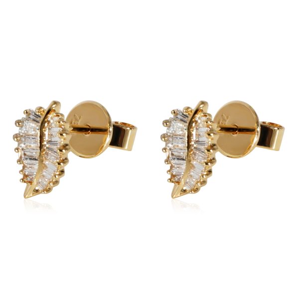 128324 sv Anita Ko Diamond Palm Leaf Earrings in 18k Yellow Gold 039 CTW