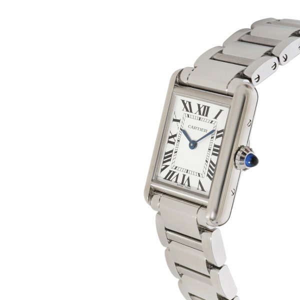 128409 lv Cartier Tank WSTA0051 Womens Watch in Stainless Steel