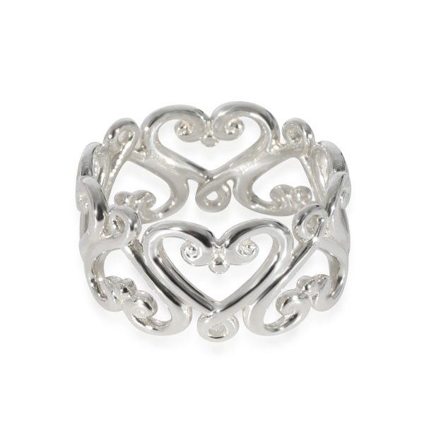 Tiffany Co Paloma Picasso Venezia Goldoni Heart Ring in Sterling Silver Tiffany Co Paloma Picasso Venezia Goldoni Heart Ring in Sterling Silver