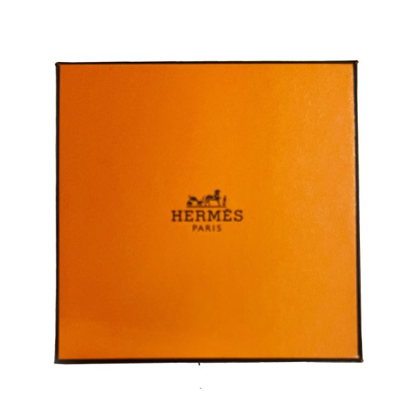 128488 box 57bbf618 197f 41f6 921c 1544da98dd2d Hermes Medor Picnic Cuff Bracelet In Barenia Calfskin Gold Plated