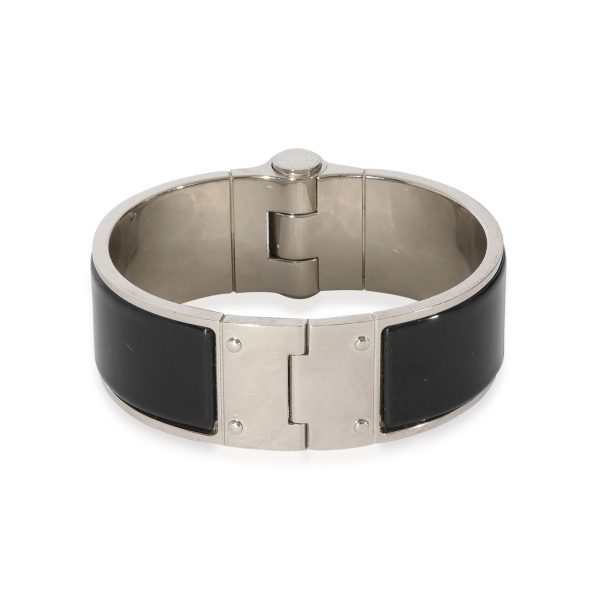 128494 pv Hermès Charniere 22 mm Bracelet In Noir