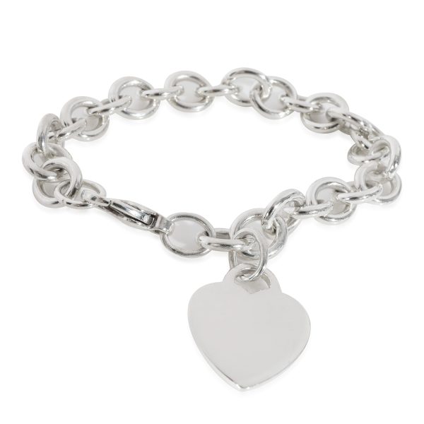 Tiffany Co Heart Tag Charm Bracelet in Sterling Silver Tiffany Co Heart Tag Charm Bracelet in Sterling Silver