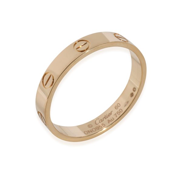 128804 bv Cartier LOVE Wedding Band in 18KT Yellow Gold