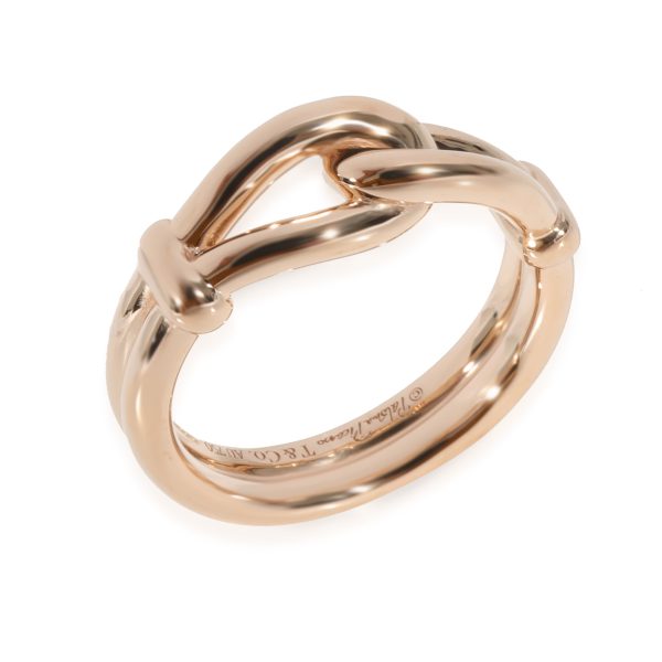 128829 bv Tiffany Co Paloma Picasso Knot Ring in 18k Rose Gold