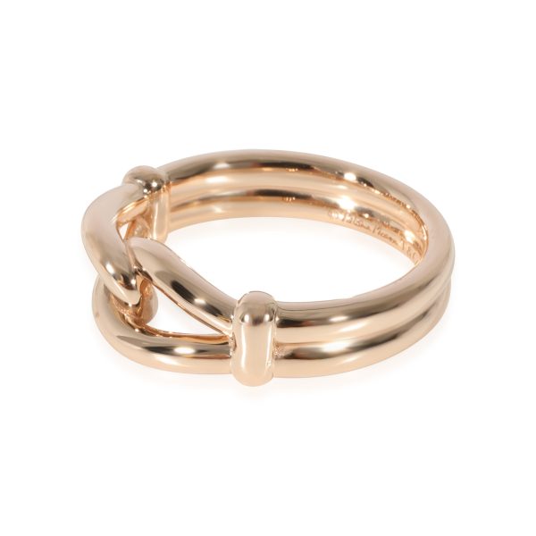 128829 sv Tiffany Co Paloma Picasso Knot Ring in 18k Rose Gold