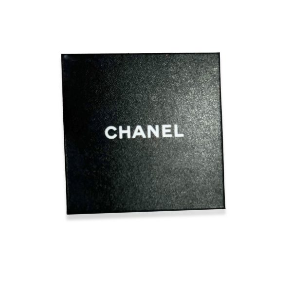 128960 box 38452120 87e7 46cd af43 d1d42b8cf9ba Chanel CC Strass Black Resin 2 Wide Clamper Cuff Magnetic Clasp