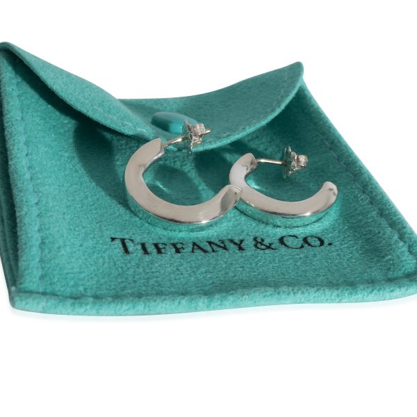 129177 box Tiffany Co Small Twist Hoop Earrings in Sterling Silver