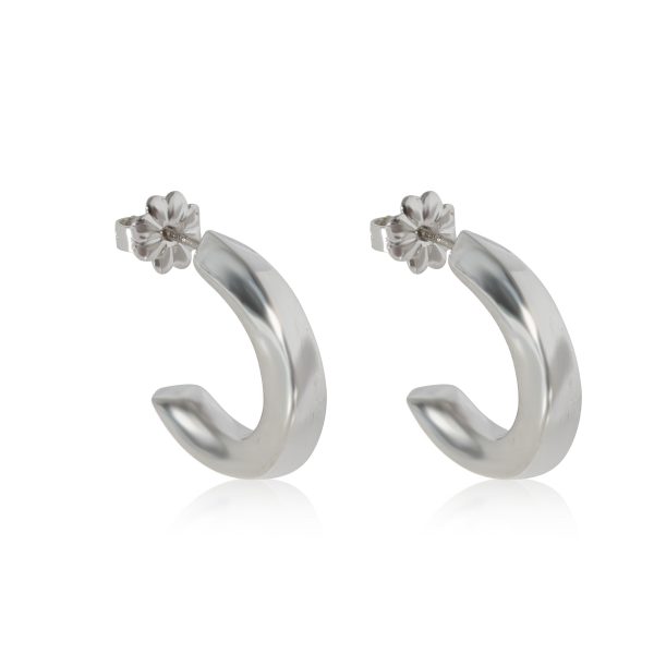 Tiffany Co Small Twist Hoop Earrings in Sterling Silver Tiffany Co Small Twist Hoop Earrings in Sterling Silver