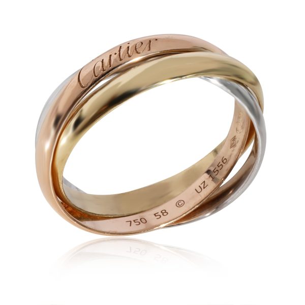 129314 pv d4c37b87 9ffb 42fa 9e5d 3874d7a3f086 Cartier Trinity Ring in 18k 3 Tone Gold Small Model