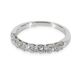 Tiffany Co Forever Diamond 7 Stone Band in Platinum 056 CTW Cart