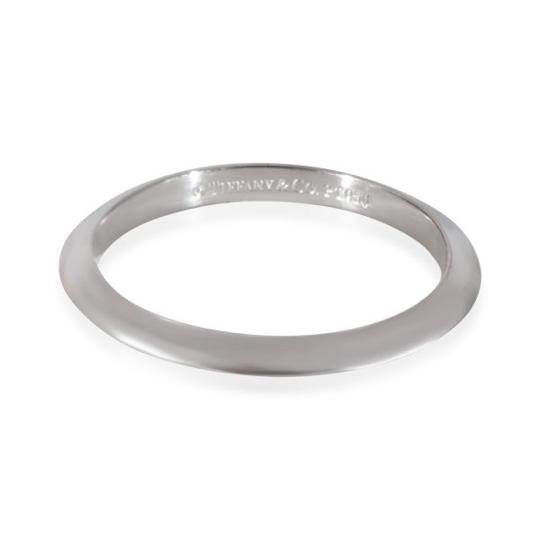 Tiffany Co Knife Edge Wedding Band in Platinum 2 mm Tiffany Co Knife Edge Wedding Band in Platinum 2 mm