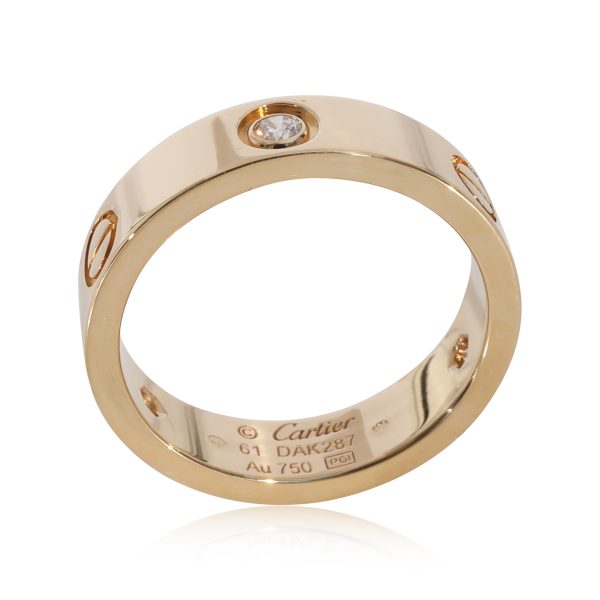 129372 av Cartier Love Diamond Ring in 18k Yellow Gold 022 CTW