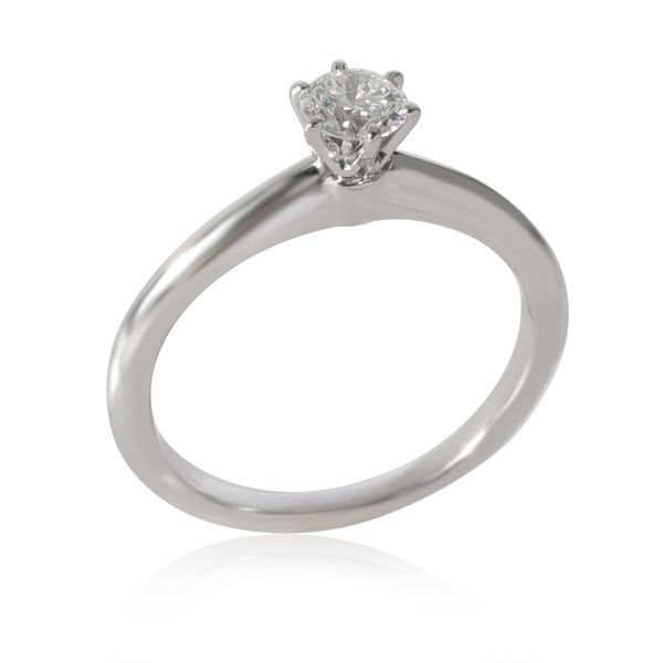 129387 av 49cfebda ccaf 4926 87fc ec90f90d7c07 Tiffany Co Solitaire Diamond Engagement Ring in Platinum I VS1 026 CT