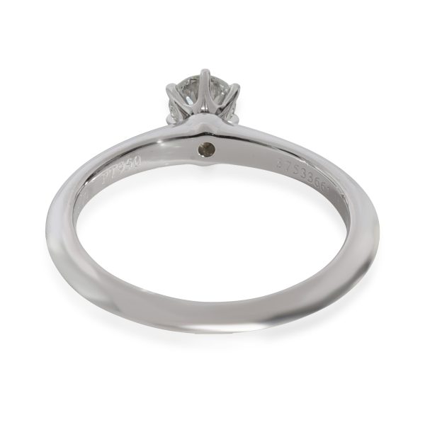 129387 bv 03179beb cd38 4b73 b3f4 4a7e39a5bdba Tiffany Co Solitaire Diamond Engagement Ring in Platinum I VS1 026 CT