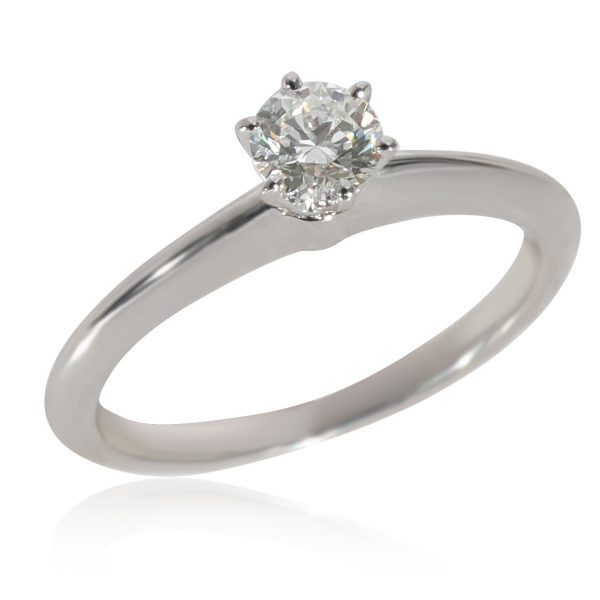 129387 pv ea90411d e372 4531 8550 ff7e5140356c Tiffany Co Solitaire Diamond Engagement Ring in Platinum I VS1 026 CT