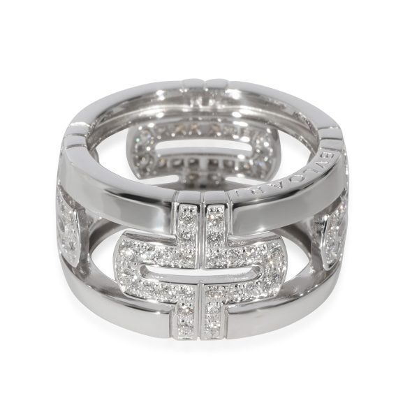 Bvlgari Parentesi Diamond Band in 18K White Gold 050 CTW Bvlgari Parentesi Diamond Band in 18K White Gold 050 CTW