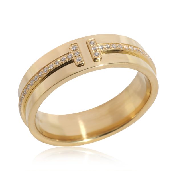 129440 pv 67dbea16 3a26 47c4 af41 21e7b2b4aaaf Tiffany Co Tiffany T Wide Diamond Ring in 18k Yellow Gold 012 CTW