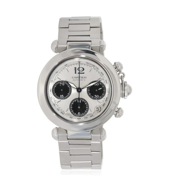 129585 av Cartier Pasha C W31048M7 Unisex Watch in Stainless Steel