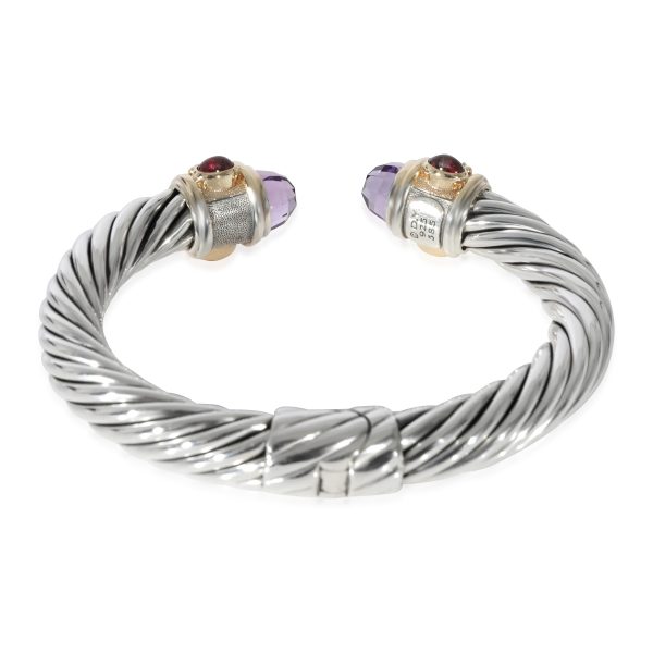 129620 bv David Yurman Renaissance Bracelet With Amethyst in Yellow GoldSterling Silver