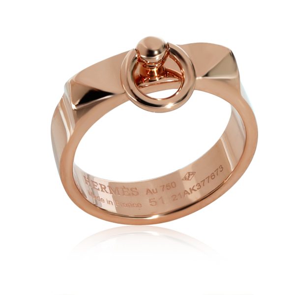 129633 pv Hermès Collier de Chien Ring Small Model in 18k Rose Gold