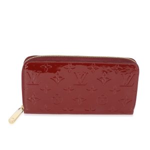 Louis Vuitton Rouge Fauviste Vernis Zippy Wallet Cart