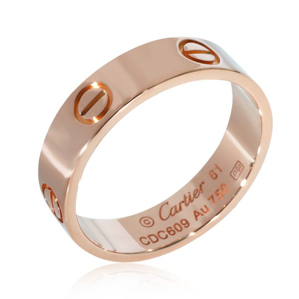 129744 av 9d55643b b9d1 4d9e 94b4 cef140c5eec4 Cartier Love Ring in 18k Rose Gold