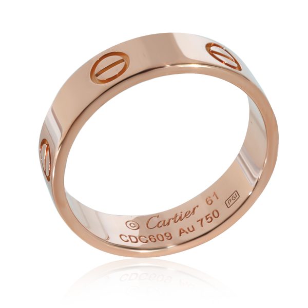 129744 pv 94dab6c9 ec1d 4a45 b682 63dd991025b9 Cartier Love Ring in 18k Rose Gold