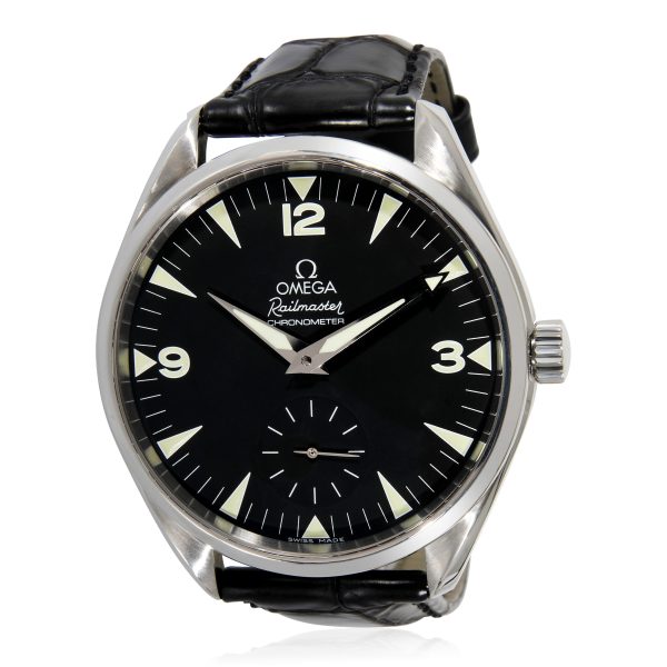 129813 ad1 79adfa7c c90d 47e4 9812 05b7dbca58a8 Omega Seamaster Railmaster 28065237 Mens Watch in Stainless Steel
