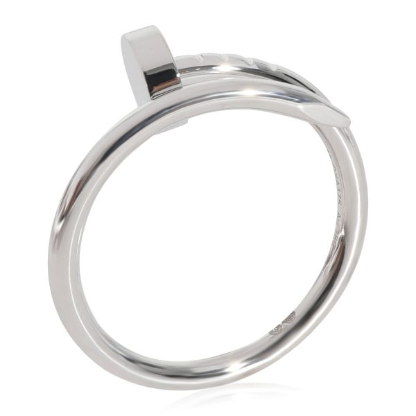 129853 bv Cartier Juste Un Clou Ring Small Model in 18K White Gold