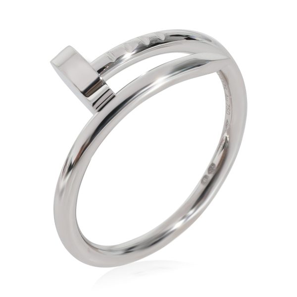 129853 pv Cartier Juste Un Clou Ring Small Model in 18K White Gold