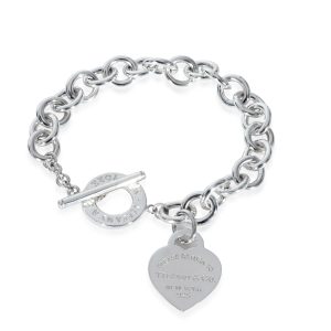 Tiffany Co Return To Tiffany Heart Tag Toggle Bracelet in Sterling Silver Louis Vuitton Multi Pochette Accessoire Monogram 3Way Shoulder Bag