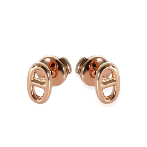 Hermès Chaine dAncre Very Small Model Earrings in 18k Rose Gold Hermès Chaine dAncre Very Small Model Earrings in 18k Rose Gold