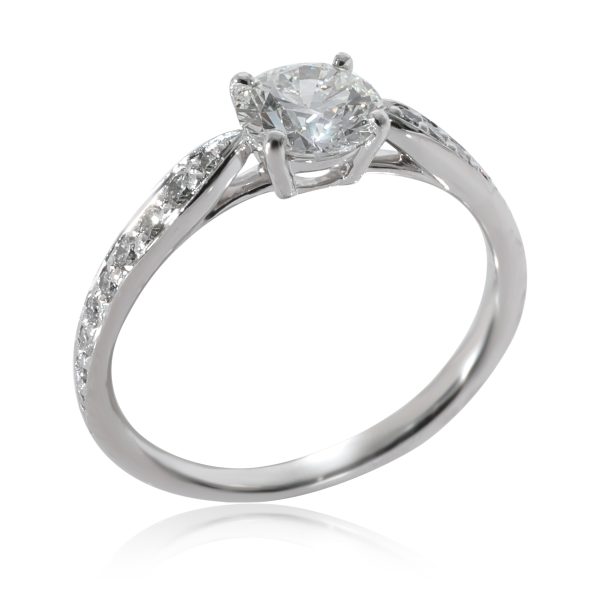 130018 av Tiffany Co Harmony Diamond Engagement Ring in Platinum G VS1 077 CT