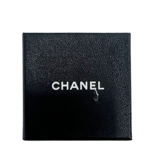 130029 box Chanel 2012 CC Stud Earrings With Strass Faux Pearls